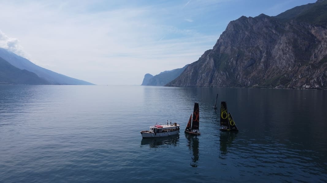 La nostra barca Corsaro a Riva del Garda