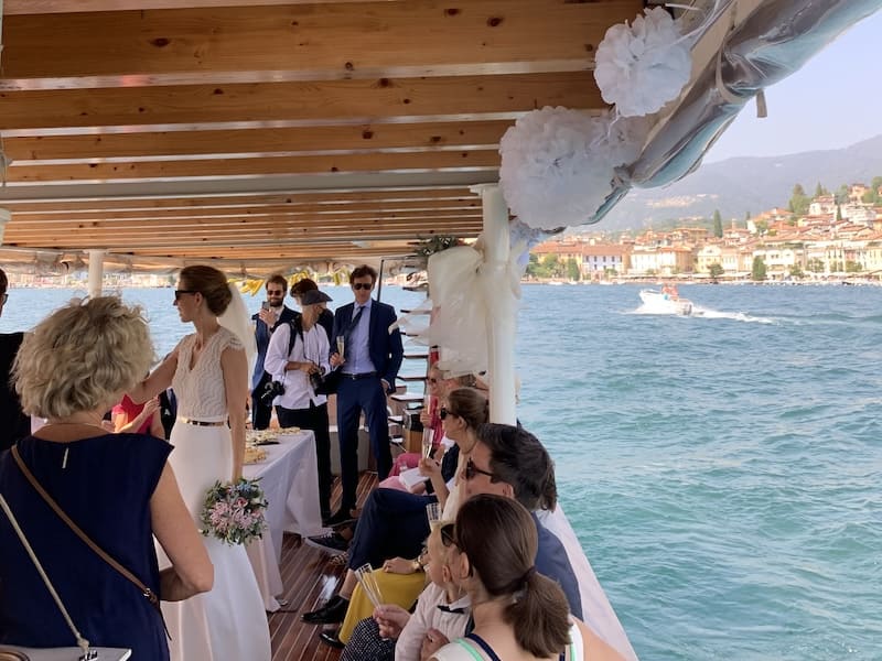 Matrimonio in barca sul Lago di Garda